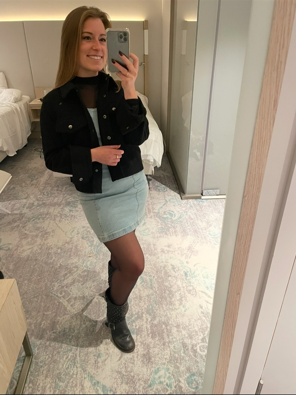 Lone Star Denim Mini Dress